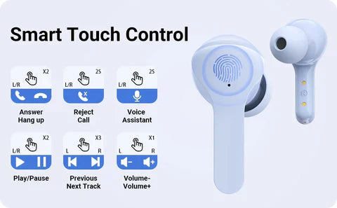 π₯ Limited Edition AIR 31 Transparent Wireless Earbuds β Crystal Clear Sound in Bold Blue!